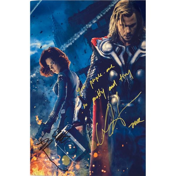 Autograph Signed Avengers Photo
