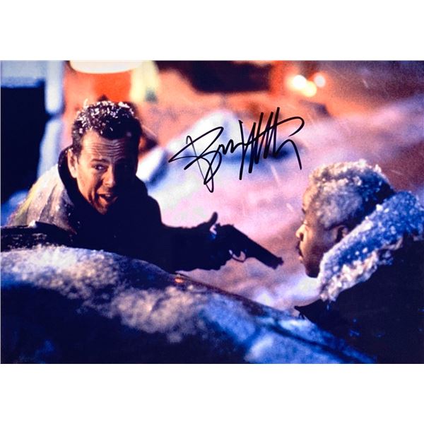 Autograph Signed Bruce Willis Photo