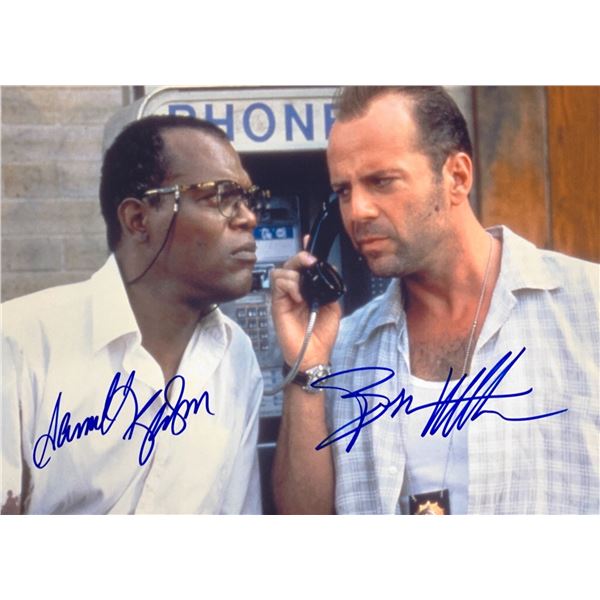 Autograph Signed Bruce Willis Photo