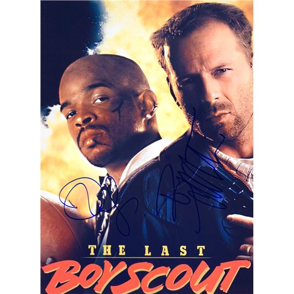 Autograph Signed Bruce Willis Photo