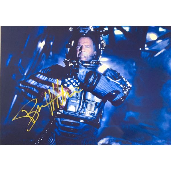 Autograph Signed Bruce Willis Photo