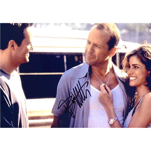 Autograph Signed Bruce Willis Photo