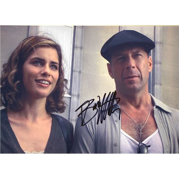 Autograph Signed Bruce Willis Photo