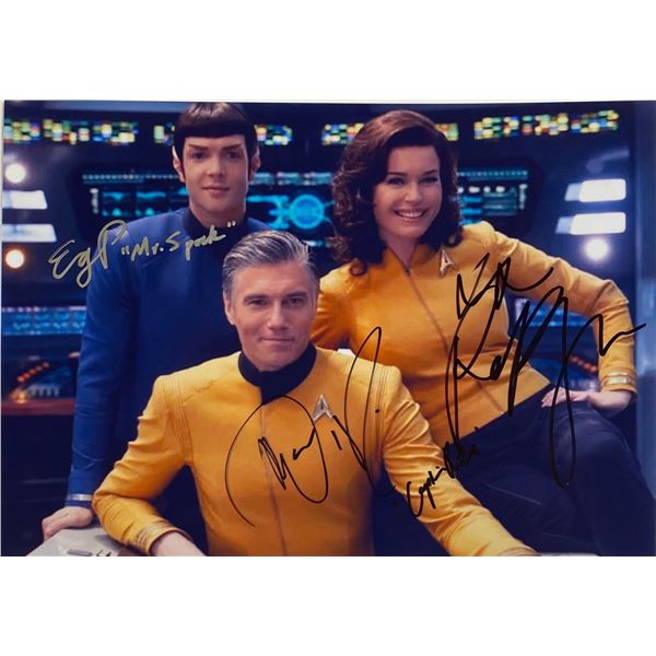 Autograph Signed Star Trek Strange New Worlds Photo