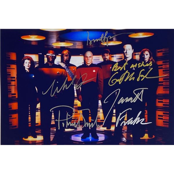 Autograph Signed Star Trek Next Generation Photo
