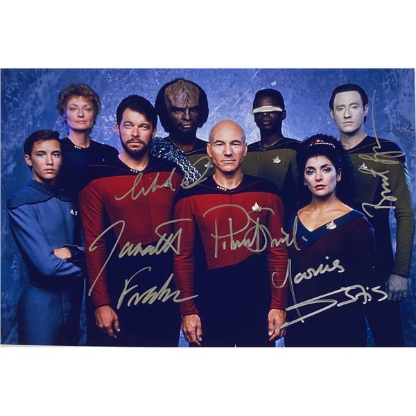 Autograph Signed Star Trek Next Generation Photo