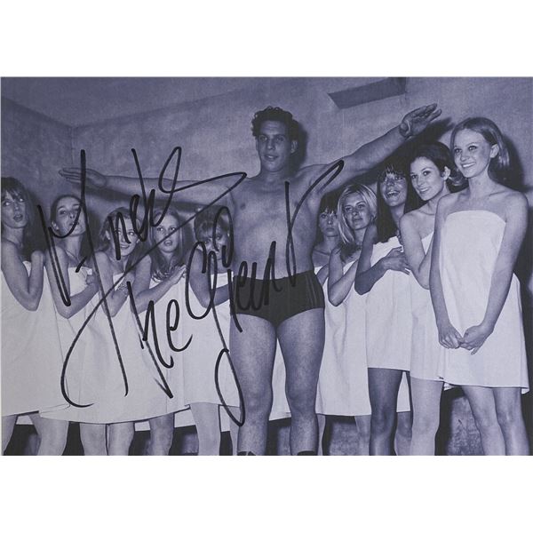 Autograph Signed André the Giant Photo