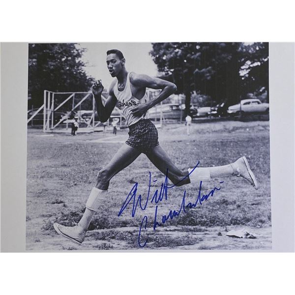 Autograph Signed Wilt Chamberlain Photo