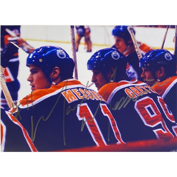 Autograph Signed Mark Messier Photo
