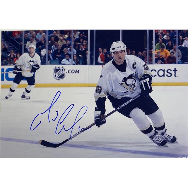 Autograph Signed Mario Lemieux Photo