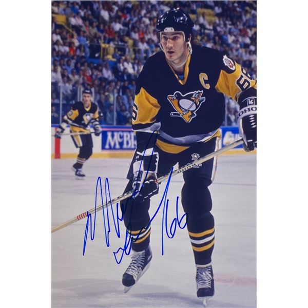 Autograph Signed Mario Lemieux Photo
