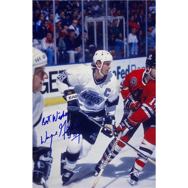 Autograph Signed Wayne Gretzky Photo