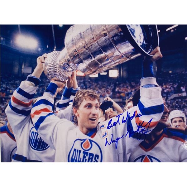 Autograph Signed Wayne Gretzky Photo