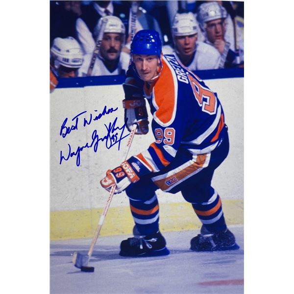 Autograph Signed Wayne Gretzky Photo