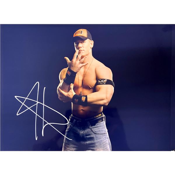 Autograph Signed John Cena Photo