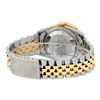 Image 6 : Rolex Mens Stainless Steel and Yellow Gold Black VVS Diamond 36mm Datejust