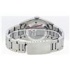 Image 6 : Rolex Mens Stainless Red String 18K White Gold Ruby Beadset With Oyster Band