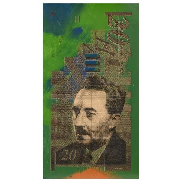 Israel Money (20) by Steve Kaufman (1960-2010)