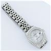 Image 8 : Rolex Ladies Stainless Steel Quickset Mother Of Pearl Diamond Lugs Jubilee Rolex