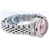 Image 6 : Rolex Ladies Stainless Steel Pink MOP Diamond & Ruby Datejust Wristwatch 26MM