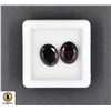 #334-NATURAL DARK RED GARNET OVAL  5.6CT