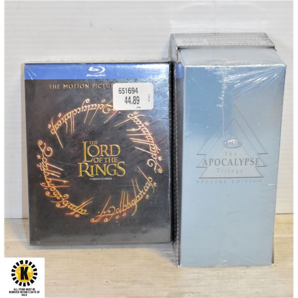 SEALED (2) DVD SETS THE LORD OF