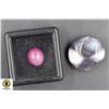 Image 1 : #74-NATURAL RED RUBY 4.5CT & CHALCEDONY26.19CT