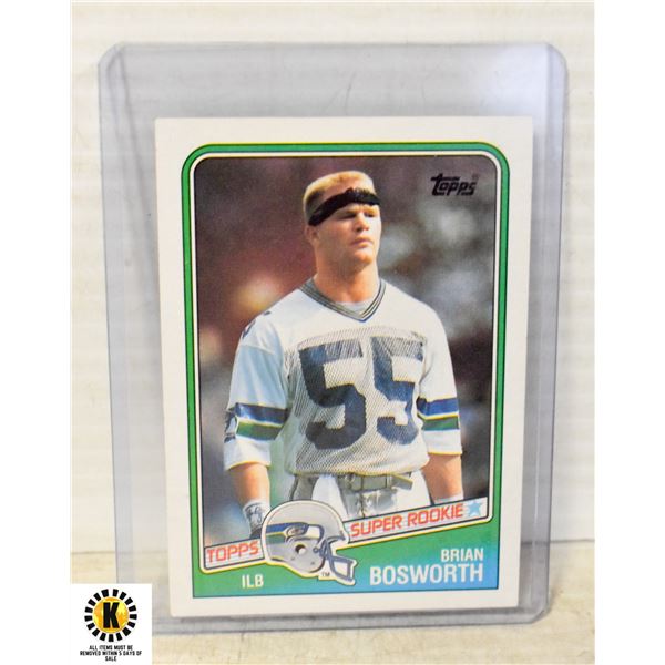 BRIAN BOSWORTH RC TOPPS