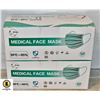 Image 1 : 2 BOXES OF 3 LAYER MEDICAL MASK