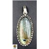 Image 1 : #308-NATURAL LABRADORITE PENDANT