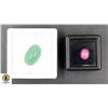 Image 1 : #68-NATURAL RED RUBY 3.35CT& AVENTURINE 13.60CT