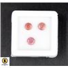 Image 1 : #43-NATURAL UNTREATED RED RUBY GEMSTONE 2.45CT