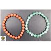 Image 1 : #139-NATURAL  JADE & GOLD SAND STONE BRACELET