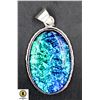Image 1 : #115-AUSTRALIAN TRIPLE OPAL GEMSTONE PENDANT