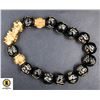 Image 1 : #275-BLACK OBSIDIAN DRAGON BRACELET 10MM/8"