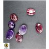 Image 1 : #19-NATURAL PURPLE AMETHYST,RED RUBY 67.00CT