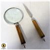 Image 1 : VINTAGE ITEMS LARGE MAGNIFY GLASS