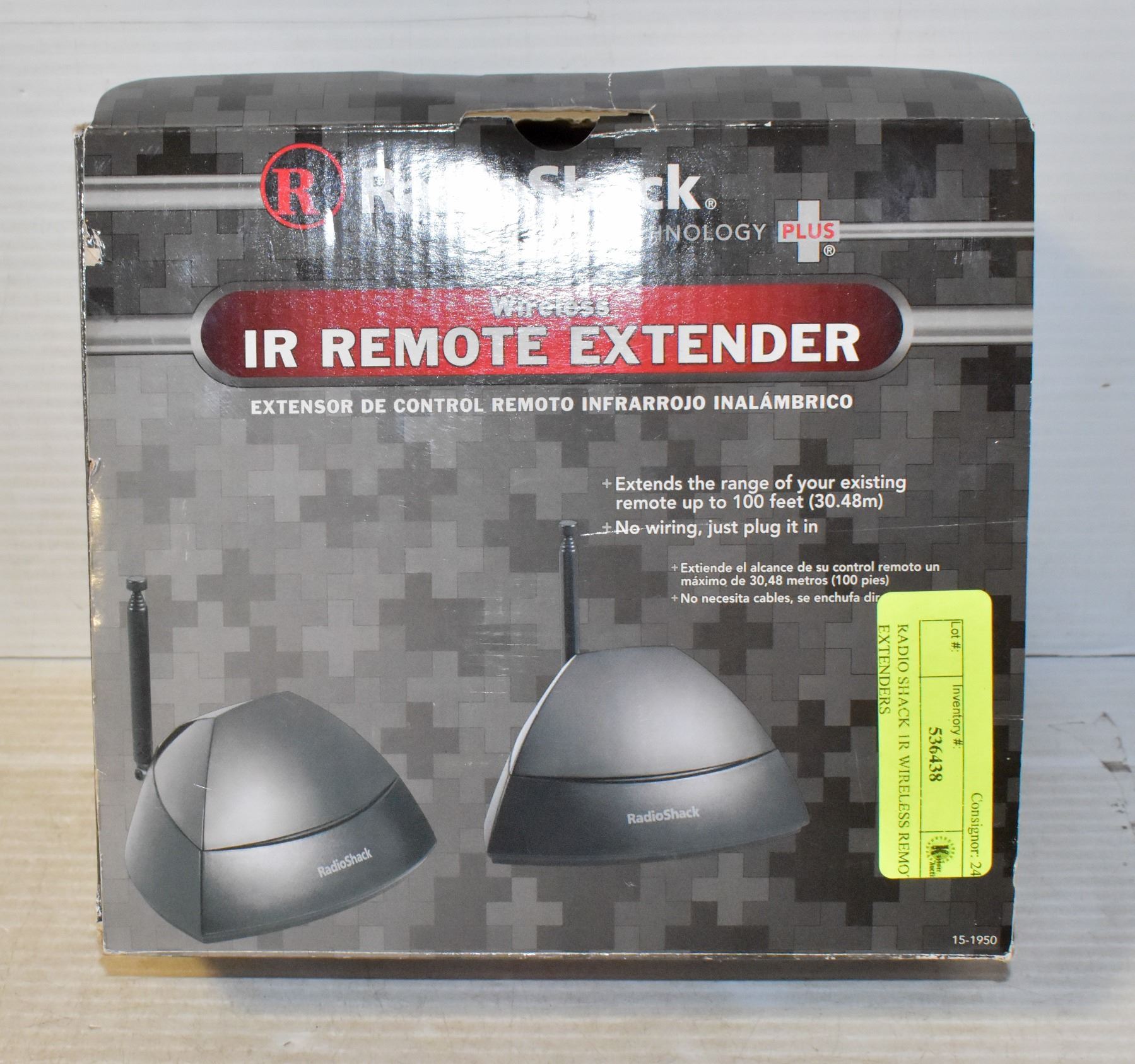 Remote Shack RADIO SHACK 1R WIRELESS REMOTE EXTENDERS