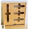 Image 1 : BRAND NEW WOODEN BAGGIE STORAGE ORGANIZER SHELF