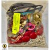 Image 1 : LARGE BAG FULL OF ESTATE JEWELRY-ESTATE