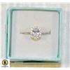 Image 1 : ESTATE HALLMARKED ENGAGEMENT RING IN BOX-ESTATE