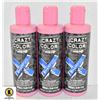 Image 1 : 3 BOTTLES 250 mL  SEMI PERMANENT COLOR SHAMPOO BLU