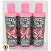 Image 1 : 3 BOTTLES 250mL SEMI PERMANENT COLOR SHAMPOO RED