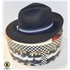 Image 1 : MENS MERINO FEDORA HAT IN HAT BOX-ESTATE