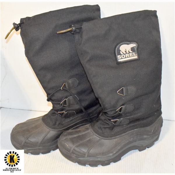 MENS SOREL WINTER BOOTS SIZE 9