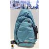 Image 1 : WATERFLY OUTDOOR SLING BAG, TEAL BLUE