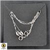 Image 1 : #293-STERLING SILVER NECKLACE 2 PCS/18"