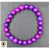 Image 1 : #234-NATURAL SUGILITE BEAD BRACELET 8MM/7.5"