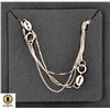 Image 1 : #295-STERLING SILVER NECKLACE 2 PCS/18"