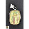 Image 1 : #120-AUSTRALIAN TRIPLE OPAL GEMSTONE PENDANT